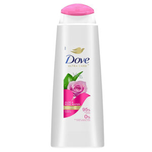 DOVE sh. 400ml aloe & rose water