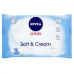NIVEA baby μωρομάντηλα 63τεμ soft n' cream