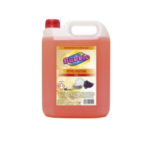 Υγρό Πιάτων 4L με άρωμα Ξύδι, BUBBLE