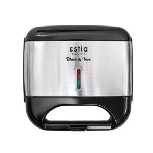 Τοστιέρα Black & Inox 800W, ESTIA
