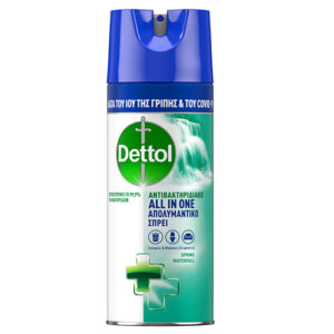 DETTOL απολυμ/κό spray 400ml (ΕΛ) spring waterfall