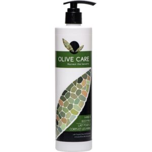 Body Lotion σε μπουκάλι 440ml με αντλία, για την κρυφή βάση τοίχου, Olive Care